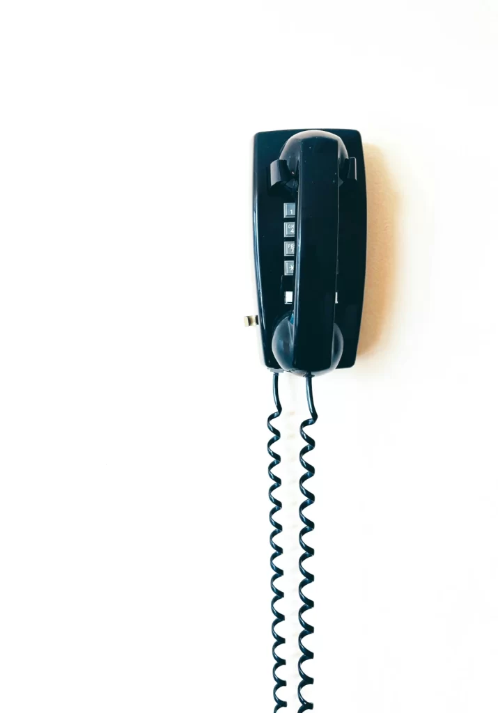Phone with cord